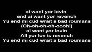 BAD ROMANCE - Lady Gaga (Lyrics Pronunciacion en INGLES) Full HD