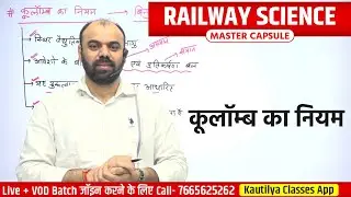 Coulomb's Law: Railway Science | Physics for RRB Group D | Physics By Pindel Sir