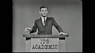 IT'S  ACADEMIC WITH ART JAMES 1963 WNBC TV CHANNEL 4 NEW YORK