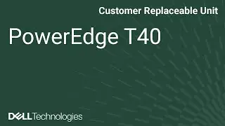 Dell  PowerEdge T40: Remove/Install Internal Speaker