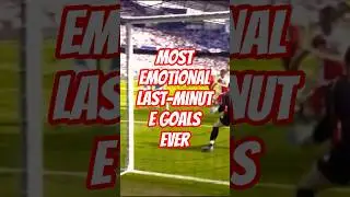 Most Emotional Last-Minute Goals Ever | #Shorts #Shorts #Football #LastMinuteGoal #BlackWhiteGoals