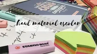 HAUL MATERIAL ESCOLAR 2018 || It's Meri
