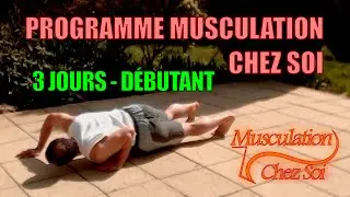 Programme musculation d&eacute;butant sur 3 jours