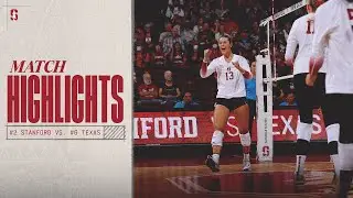 Highlights: #2 Stanford Women's Volleyball vs. #6 Texas