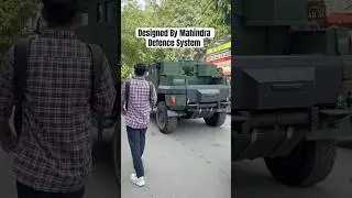 Mahindra Armado Designed By Mahindra Defence System for Indian Army🫡 #shorts #indianautozone