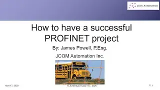 How to have a successful PROFINET project