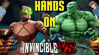 Robot has Hidden Missiles! Monster Girl is some Kind of Hulk! Invincible VS Hands On