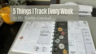 Things I Track In My Weekly Catch-All