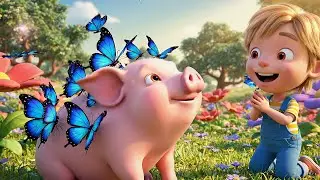 Cerdito Beb&eacute; de Minecraft Corri&oacute; por un Prado | Canciones Infantiles y Rimas para Ni&ntilde;os