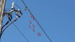 Snowbirds fly over Whitby