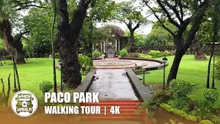 BEAUTIFUL HISTORICAL PARK in Manila Philippines : Paco Park Walking Tour | 4K
