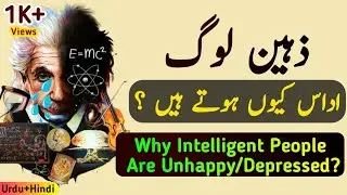 Why intelligent people are unhappy and depressed |Urdu #motivation