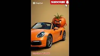 Mad Tomato Hits the Road 🍅🚗 || Grumpy Tomato in Car 🍅😤🚗 || Furious Tomato Drives 🍅😤🚘