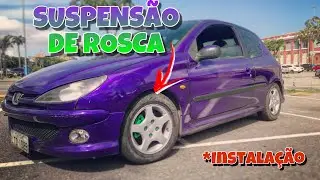 INSTALEI A SUSPENSÃO DE ROSCA NO (PEUGEOT 206)
