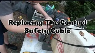 Замена троса безопасности газонокосилки Husqvarna / троса управления зоной двигателя / троса глуш...