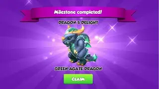 Finished Green Agate Dragon Delight event-Dragon Mania Legends | Unlikely and Green Agate Event