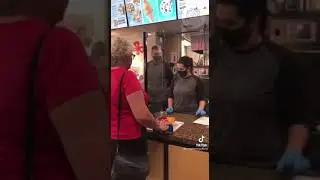 Karen gives DQ Worker fake cease and desist letter for mask !