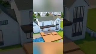 The Sims 4 quick exterior build | Sims 4 Stopmotion build