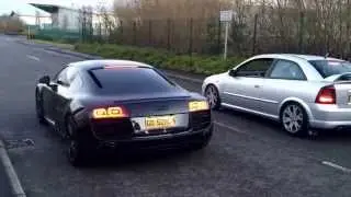 Audi R8 420bhp vs 300bhp Astra GSI
