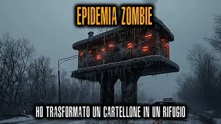 EPIDEMIA ZOMBIE: Ho trasformato un cartellone pubblicitario sull'autostrada in un rifugio sicuro.