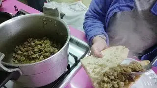 RIQUISIMO PLATO TIPICO GRANADINO HABAS CON JAMON