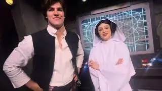 Han Solo and Princess Leia!