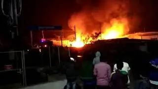 Fire in times company  veligaon dadra nagar haveli