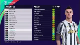 PES 2021 | Juventus Players Faces & Ratings
