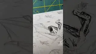 Demobats. #youtubeshorts #strangerthings #comics  #demogorgan #art #monster