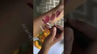 The Most Hydrating Liquid Lip Creams | Vegan & Cruelty Free | #swatches | #shorts | Ruby's Organics