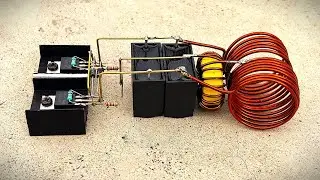 Unlocking Induction Heat:Melting Metal in Seconds with IRF3205! (diy electrical engineering project)