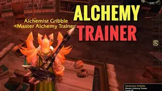 Honor Hold Alchemy Trainer Location (WoW TBC)