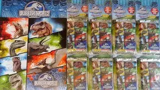 Jurassic World Movie Panini Mega Multipack 50 Boosters + Very Rare Limited Edition Cards Full set