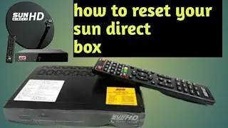 how to reset sun direct box in தமிழ் /as dth tech info/as dth tech info