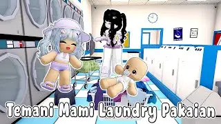 BIBI DAN DEDEK UCUP MENEMANI MAMI PERGI LAUNDRY PAPINYA PERGI BENGKEL || BLOXBURG🏡 ROBLOX INDONESIA