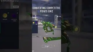 How to convert competitive points in Overwatch 2?  #overwatch2 #shorts