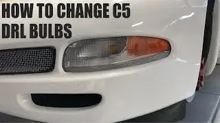 Как заменить лампы C5 DRL