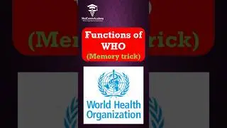 (WHO's 8 Functions in 60 Seconds Easy Mnemonic )  #neetpg2026 #inicet #youtubeshorts