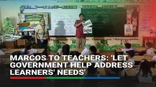 Marcos monitors class opening, urges teacher feedback to address learners' needs | ABS-CBN News