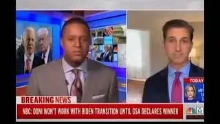 NBC news reporter getting head on tv (must be good) @NBC