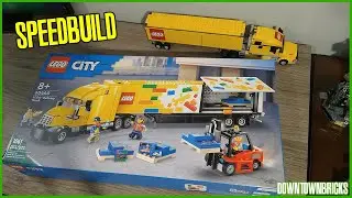 Lego Yellow Delivery Truck: #60440 Speedbuild | DownTownBricks
