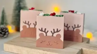 這樣的聖誕節禮物🎅🏻誰不愛呀！鹿角小熊手工聖誕皂製作過程～DIY Christmas Cold process Soap Making 【Xinsoap】