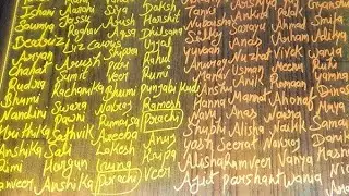 my subscribers name writing live 🥰❤️radhe radhe🙏