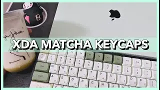 Unboxing and Sound Test XDA Matcha Keycaps [Rexus Daxa Keycaps Mod]