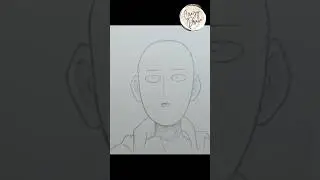 How To Draw Saitama From One Punch Man | Easy Anime Drawing #CrazyDraw #saitama