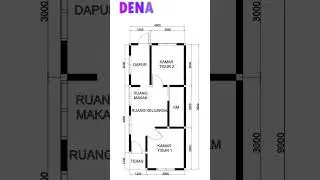 Denah Rumah 4x9