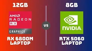 RX 6800M vs RTX 5060 Laptop &ndash; Gaming & Productivity (1080p, 2K, 4K)