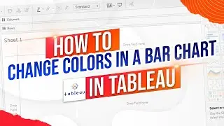 Как изменить цвета столбчатой ​​диаграммы в Tableau с помощью палитры цветов