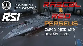 Star Citizen 4.4 | RSI Perseus Cargo Grid and Combat Test Footage | 4K