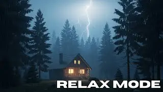 Relaxing Rain & Far Away Thunder 🌧️ Calm Your Mind | Peaceful Sleep Sounds